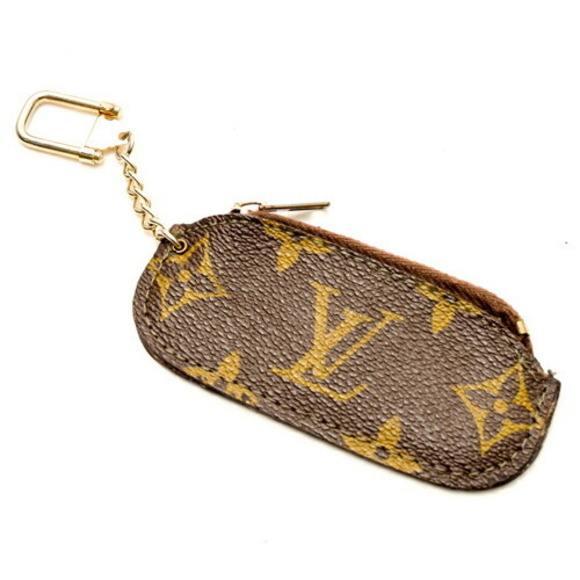 Louis Vuitton Pochette Cleat Coin Case Leather Wallet Brown - Picture 8 of 10